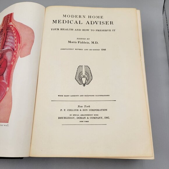1940s Modern Home Medical Adviser Hardcover Book 1942 Edition - Picture 7 of 13